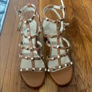 Jessica Simpson Rock Stud Heel Sandals! Sz 8.5!